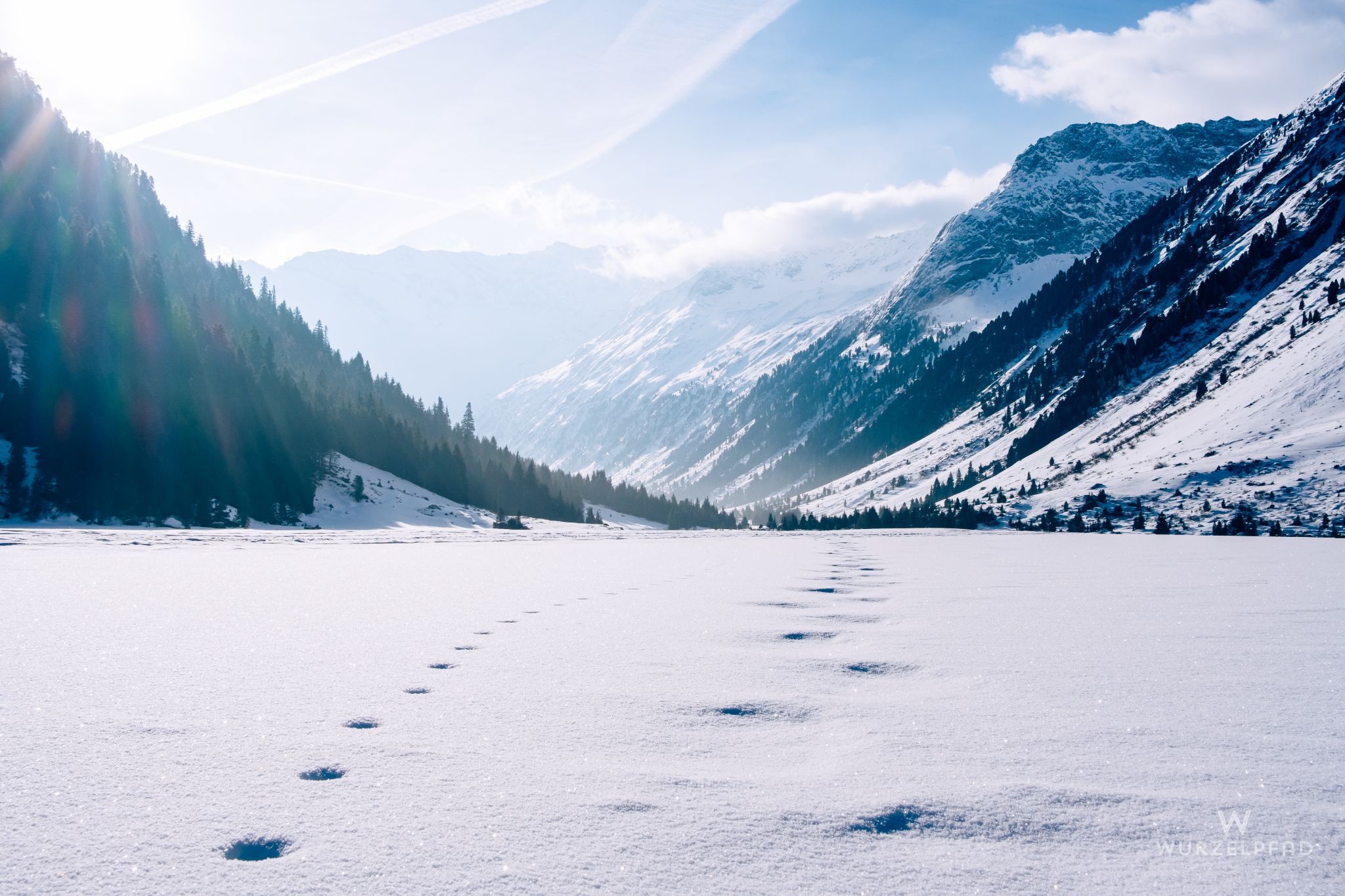 Achental, Blick nach Süden